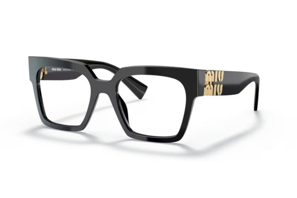 MIU MIU MU 04UV - ​1AB1O1 - ​52 Cadres optiques Noir Angulaire