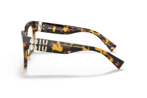 MIU MIU MU 04UV - ​VAU1O1 - ​52 Cadres optiques Havane Angulaire