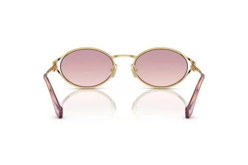 MIU MIU MU 52YS - ​5AK06S - ​54 Lunettes de soleil Or, Rose Ovale