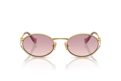 MIU MIU MU 52YS - ​5AK06S - ​54 Lunettes de soleil Or, Rose Ovale