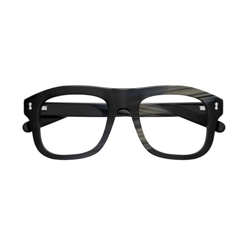 Gucci GG1712S NO CLIP - 003 - 52 Cadres optiques Noir, À motifs Angulaire