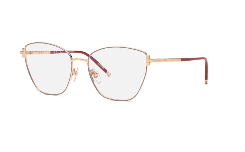 Chopard VCHG98M TITANIUM - 02AM - 55 Cadres optiques Or Œil de chat