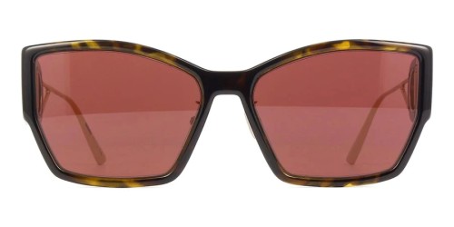 Dior 30 MONTAIGNE S2U - 22D0 B - 60 Lunettes de soleil Marron, À motifs Coussin arrondi