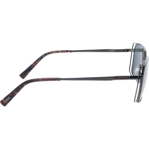 Chopard SCHG90 WOOD - 568P - 60 - AVEC DES VERRES POLARISÉS Lunettes de soleil Gris totalement brillant Angulaire