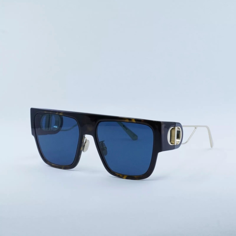 Dior 30 MONTAIGNE S3U - 22B0 B - 58 Lunettes de soleil Havane Angulaire