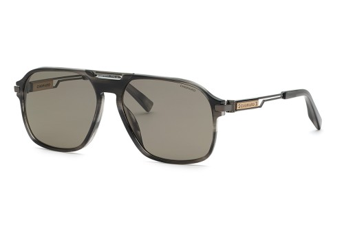 Chopard SCH347 - 6X7P - 58 - AVEC DES VERRES POLARISÉS Lunettes de soleil Gray Pilot (Aviator)