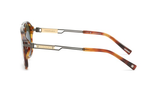 Chopard SCH347 - 909P - 58 - AVEC DES VERRES POLARISÉS Lunettes de soleil Pilot (Aviator)