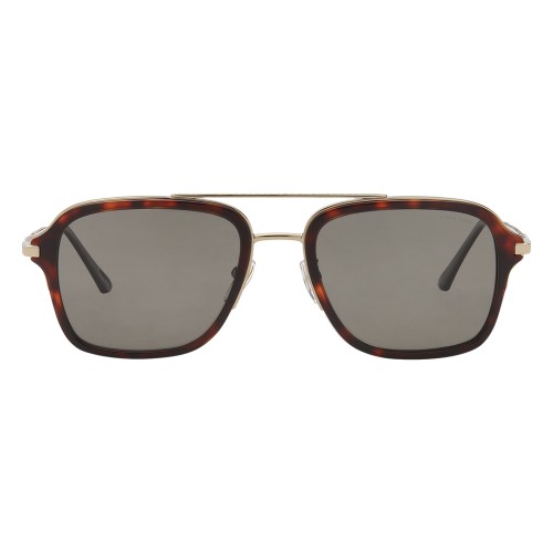 Chopard SCHG36 WOOD - 8FFP - 55 - AVEC DES VERRES POLARISÉS Lunettes de soleil Havane, Or Pilote (Aviateur)