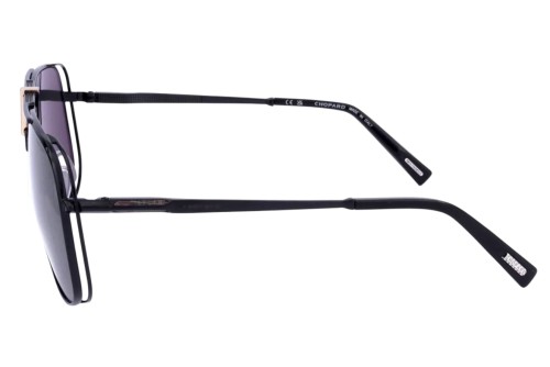 Chopard SCHG91V WOOD - 530P - 65 - AVEC DES VERRES POLARISÉS Lunettes de soleil Noir Pilote (Aviateur)