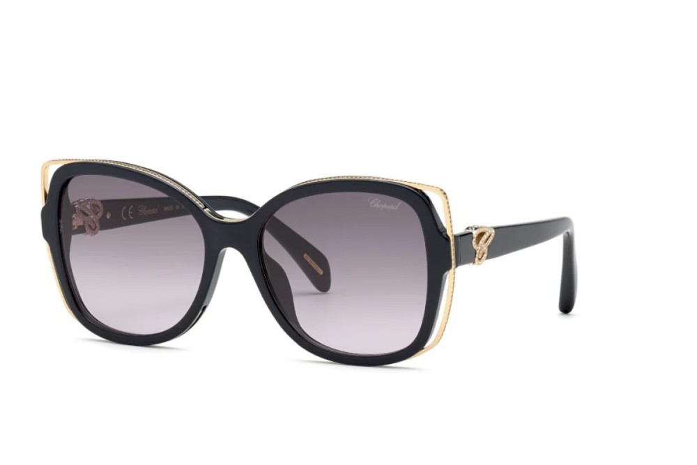 Chopard SCH316S - 09AG - 56 Lunettes de soleil Noir Papillon