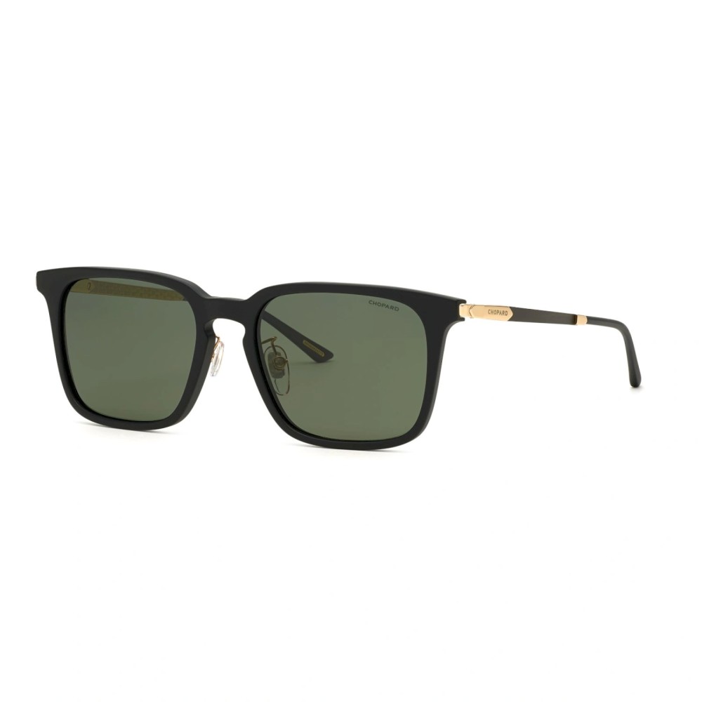 Chopard SCH339 WOOD - 703P - 54 - AVEC DES VERRES POLARISÉS Lunettes de soleil Black Square