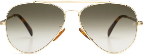 David Beckham DB 1004/S - J5G9K - 59 Lunettes de soleil Or, Havane Pilote (Aviateur)
