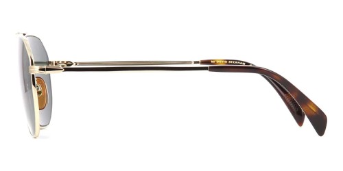 David Beckham DB 1041/S - 06JQT - 60 Lunettes de soleil Or, Havane Pilote (Aviateur)
