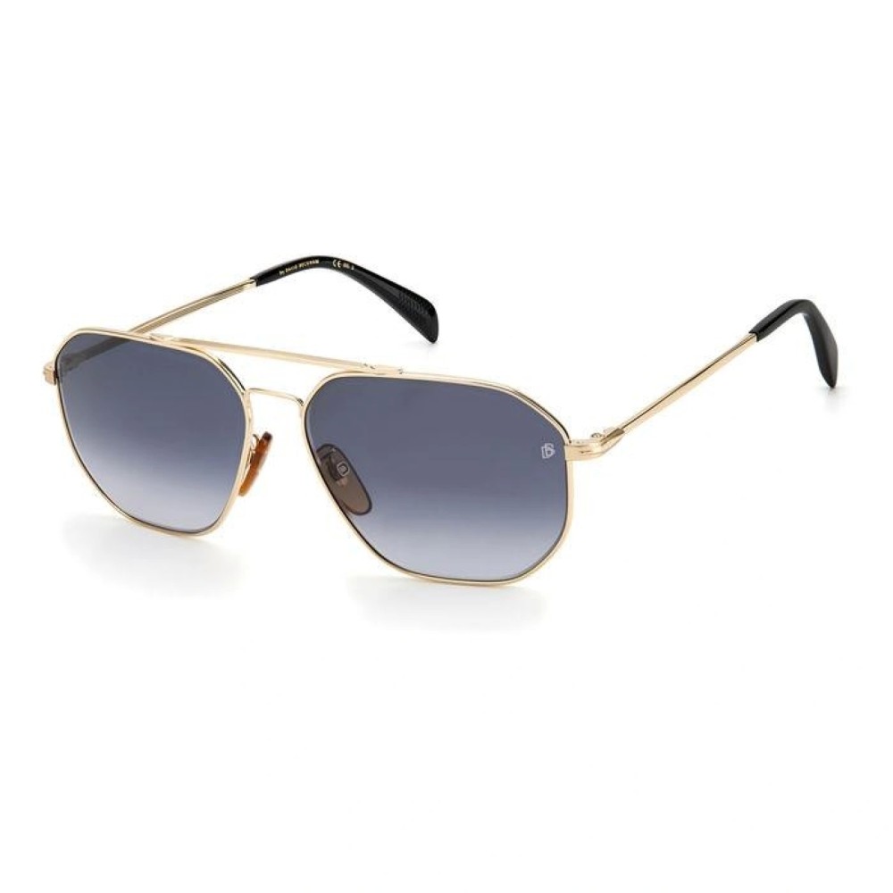David Beckham DB 1041/S - RHL90 - 60 Lunettes de soleil Pilote (Aviateur)