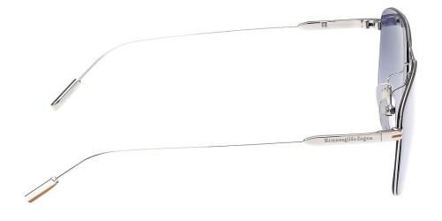 Zegna EZ0188-D - 16W - 60 Lunettes de soleil Silver Pilot (Aviator)