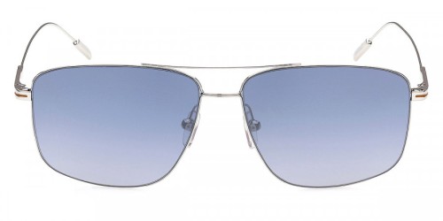 Zegna EZ0188-D - 16W - 60 Lunettes de soleil Silver Pilot (Aviator)