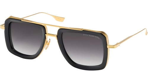 Dita DUBSIGNAL DTS465-A - 01 - 52 Lunettes de soleil Noir, Or Pilote (Aviateur)