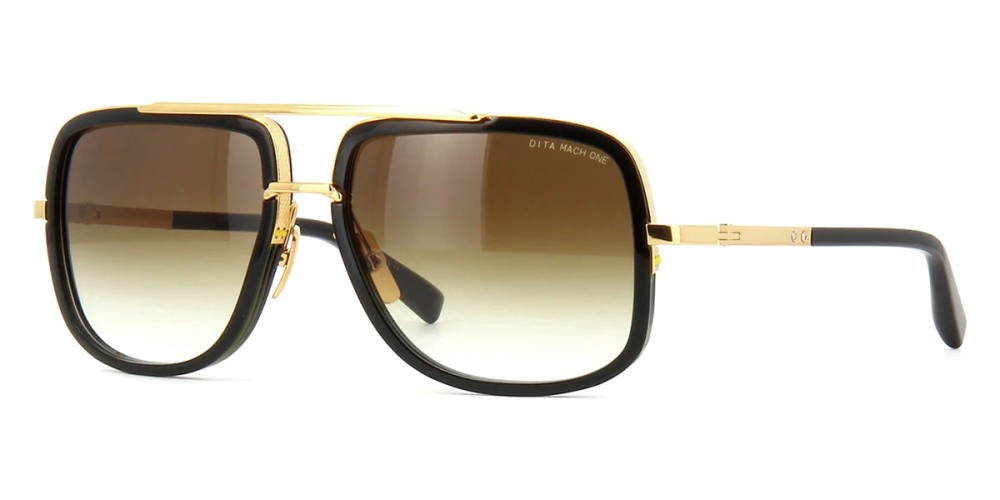 Dita MACH ONE DRX-2030 TITANIUM - B - 59 Lunettes de soleil Pilote (Aviateur)
