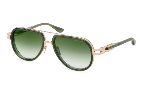 Dita VASTIK DTS441-A - 03 - 59 Lunettes de soleil Or, Vert Pilote (Aviateur)
