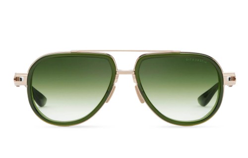 Dita VASTIK DTS441-A - 03 - 59 Lunettes de soleil Or, Vert Pilote (Aviateur)