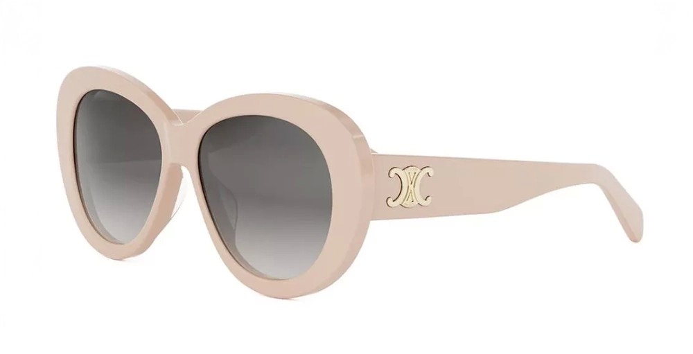 Celine CL40317U - 74B - 55 Lunettes de soleil Rose brillant Papillon