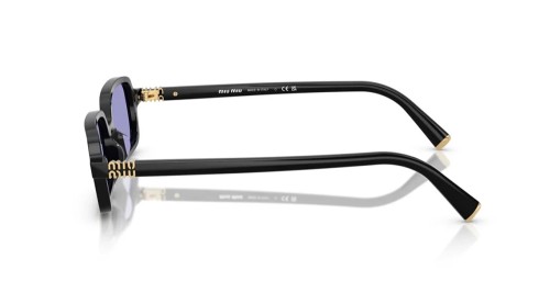 MIU MIU MU 11ZS - 16K01O - 51 Lunettes de soleil Noir Rectangle