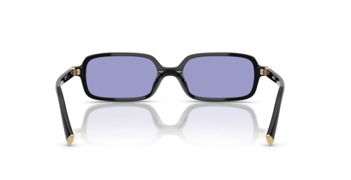 MIU MIU MU 11ZS - 16K01O - 51 Lunettes de soleil Noir Rectangle