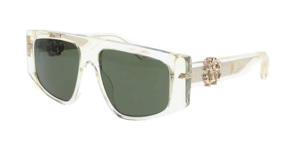 Roberto Cavalli SRC038 - 0846 - 56 Lunettes de soleil Transparent Aviateur
