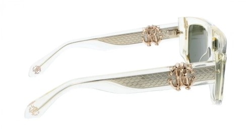 Roberto Cavalli SRC038 - 0846 - 56 Lunettes de soleil Transparent Aviateur