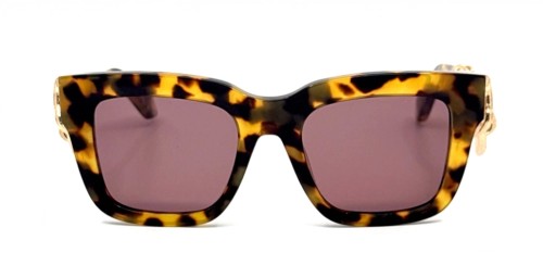 Roberto Cavalli SRC041 - 0777 - 52 Lunettes de soleil Havane Carré
