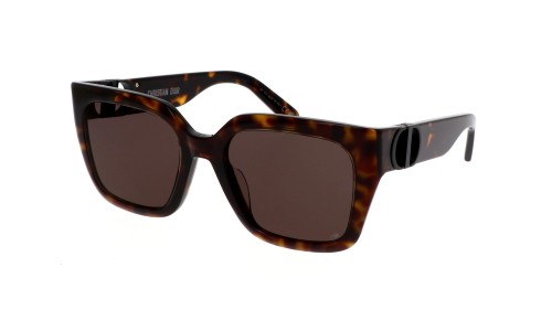Dior 30 MONTAIGNE S8U - 20A5 A - 54 Lunettes de soleil Havane Coussin arrondi
