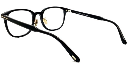 Tom Ford TF6053-D-B ECO - 001 - 53 - AVEC DES VERRES À FILTRE ANTI LUMIÈRE BLEU-VIOLET Cadres optiques Noir Pantó / Arrondi