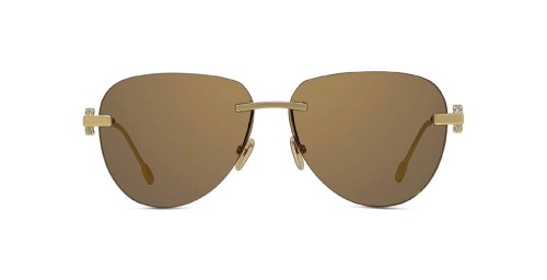 Fred FG40064U - 30G - 59 Lunettes de soleil Or Aviateur