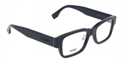 Fendi FE50079F - 090 - 53 Cadres optiques Bleu marine Carré