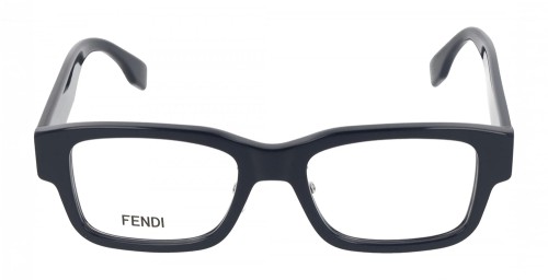 Fendi FE50079F - 090 - 53 Cadres optiques Bleu marine Carré