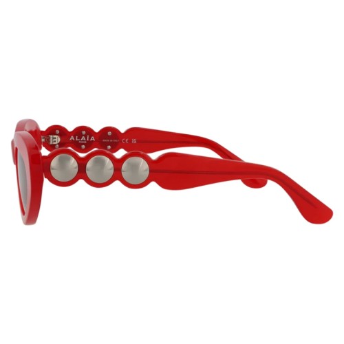 Alaia AA0058S - 003 - 53 Lunettes de soleil Rouge Œil de chat