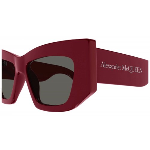 Alexander McQueen AM0448S - 003 - 53 Lunettes de soleil Rouge Angulaire
