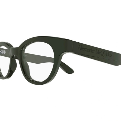 Alexander McQueen AM0384O - 003 - 47 Cadres optiques Vert Coussin arrondi