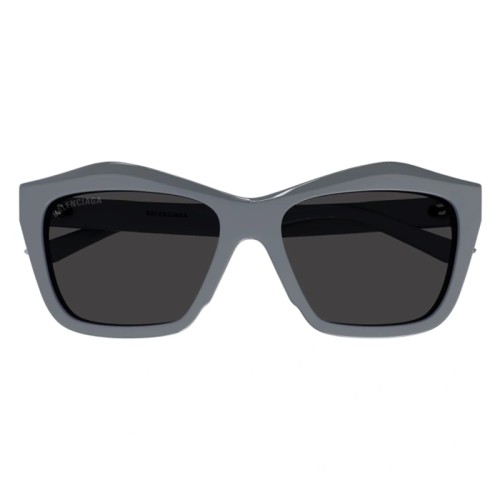 Balenciaga BB0216S - 004 - 57 Lunettes de soleil Gris Angulaire