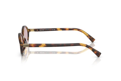 MIU MIU MU 04ZS - ​14L4I0 - ​50 Lunettes de soleil Havane Ovale