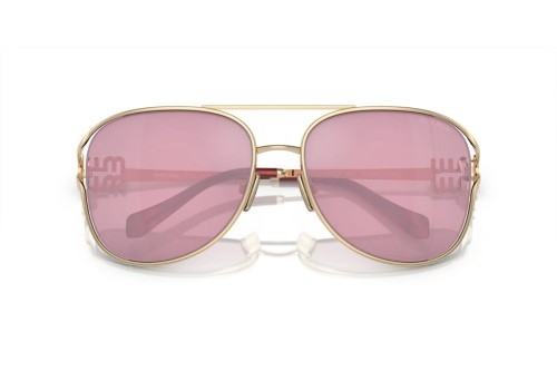 MIU MIU MU 52ZS - ZVN50D - 58 Lunettes de soleil Or Pilote (Aviateur)