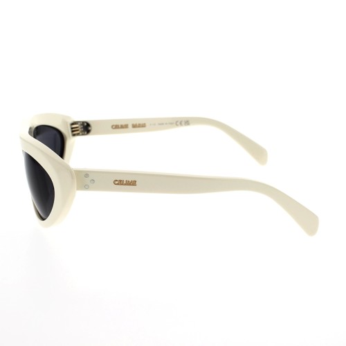 Celine CL40261I - 25A - 60 Lunettes de soleil Blanc Œil de chat