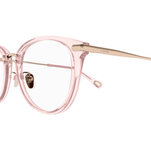 Chloé CH0248OA - 002 - 53 Cadres optiques Rose, Or Coussin arrondi