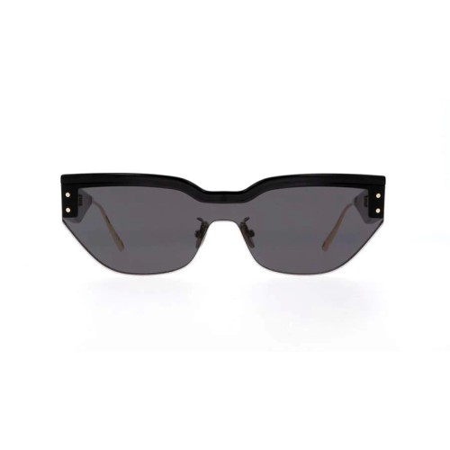 Dior DIORCLUB M3U - 45A0 - 143 Lunettes de soleil Noir, Or Œil de chat