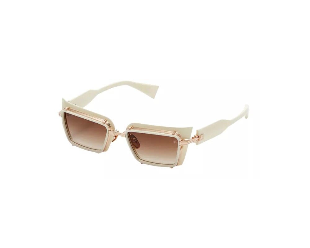 Balmain BPS-130 ADMIRABLE - C - 52 Lunettes de soleil Beige Œil de chat