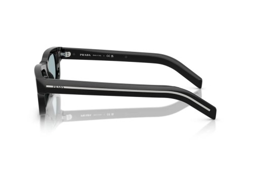 PRADA PR B11S - 16K60P - 57 Lunettes de soleil Noir Angulaire