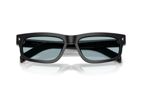 PRADA PR B11S - 16K60P - 57 Lunettes de soleil Noir Angulaire