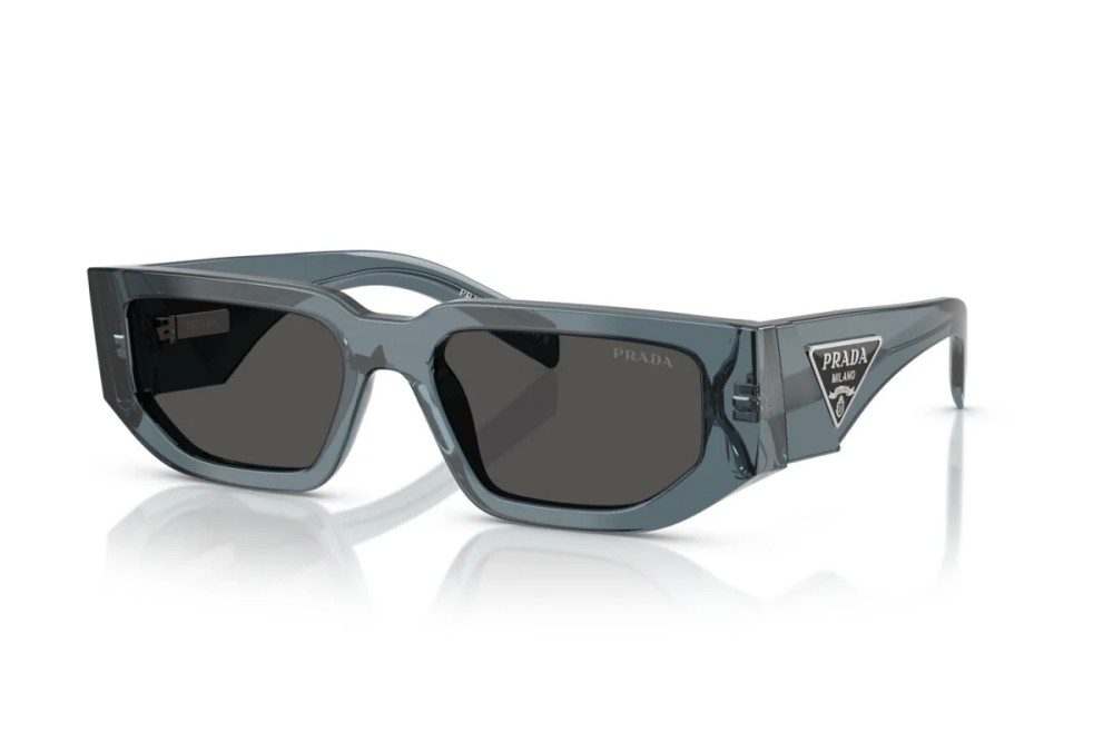 PRADA PR 09ZS - 17T08Z - ​54 Lunettes de soleil Translucide gris Angulaire