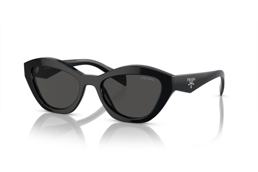 PRADA PR A02S - 16K08Z - 52 Lunettes de soleil Noir Œil de chat