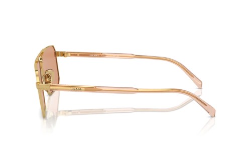 PRADA PR A57S - 5AK07V - 61 Lunettes de soleil Or Angulaire